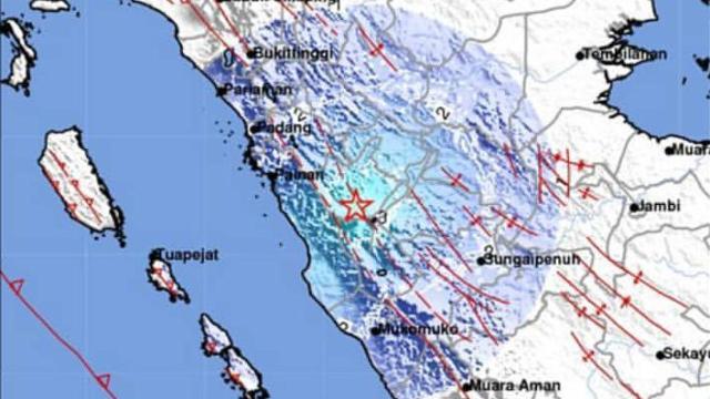 Terjadi 33 Kali Susulan Pasca Gempa Magnitudo 5,3 di Solok Selatan