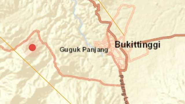 2 Gempa Berturut-Turut Dekat Bukittinggi Getarkan Sumbar