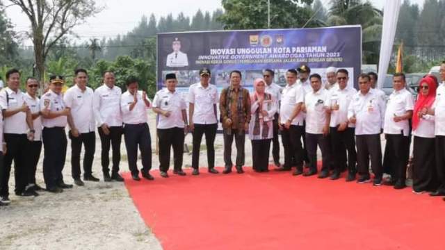 Kota Pariaman masuk 10 besar dalam Innovative Government Award (IGA) tahun 2023. tim penilai pusat melakukan validasi lapangan yang diketuai