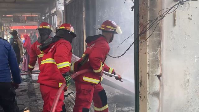 Kebakaran Pasar Payakumbuh, Api Mulai Padam