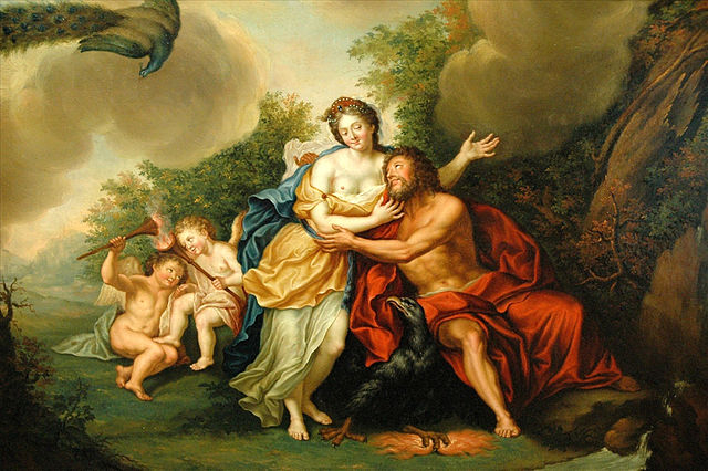Lukisan Jupiter dan Juno oleh Franz Christoph Janneck (1703–1761). Sumber: Wikimedia