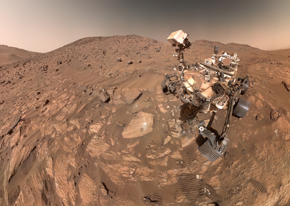 Robot penjelajah Perseverance yang saat ini mengeksplorasi kawah Jezero, Mars. Kredit: NASA/JPL-Caltech/MSSS