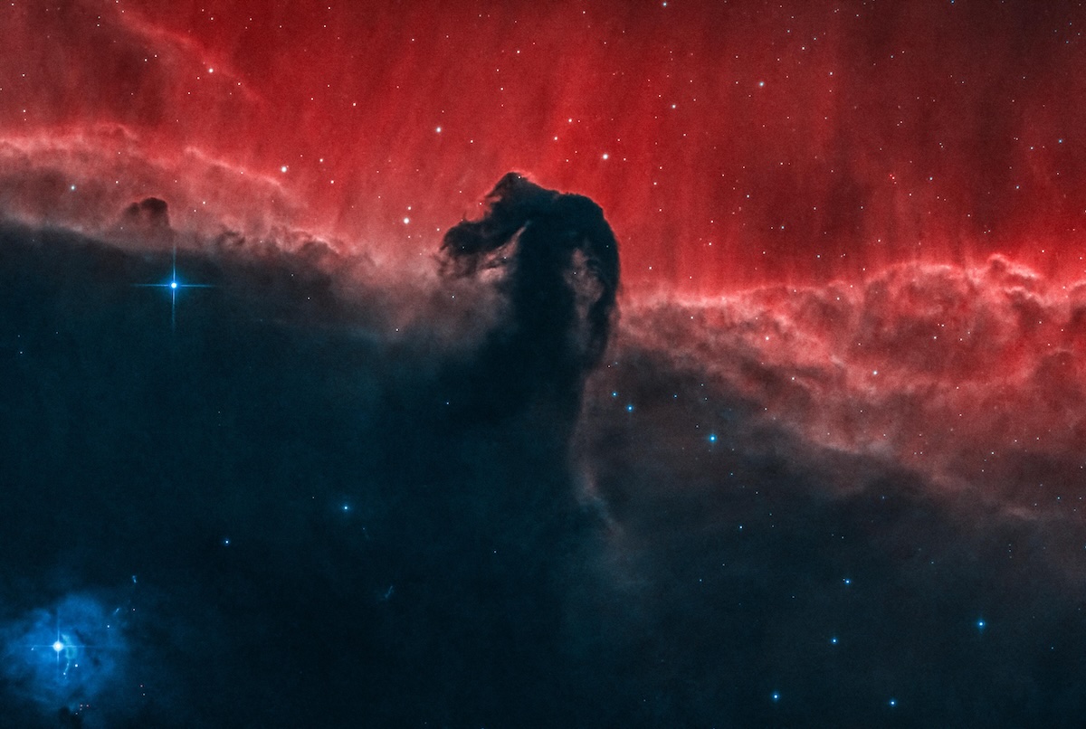Nebula Kepala Kuda yang dipotret oleh Wijaya Sukwanto dan Robin Lim dari Trevinca Skies Remote Observatory. Kredit: Wijaya Sukwanto dan Robin Lim. Kredit: Robin Lim/Wijaya Sukwanto