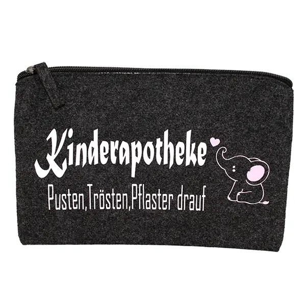 Kulturbeutel Motiv Kinderapotheke von Lani buschisache Hellikon im Fricktal