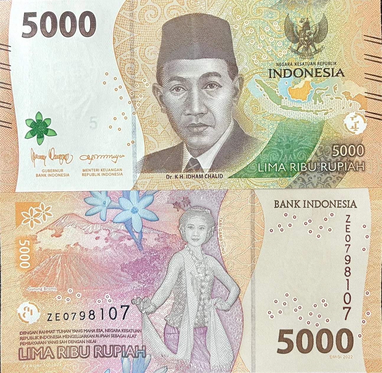 Indonesia 5000 Rupiah, 2022