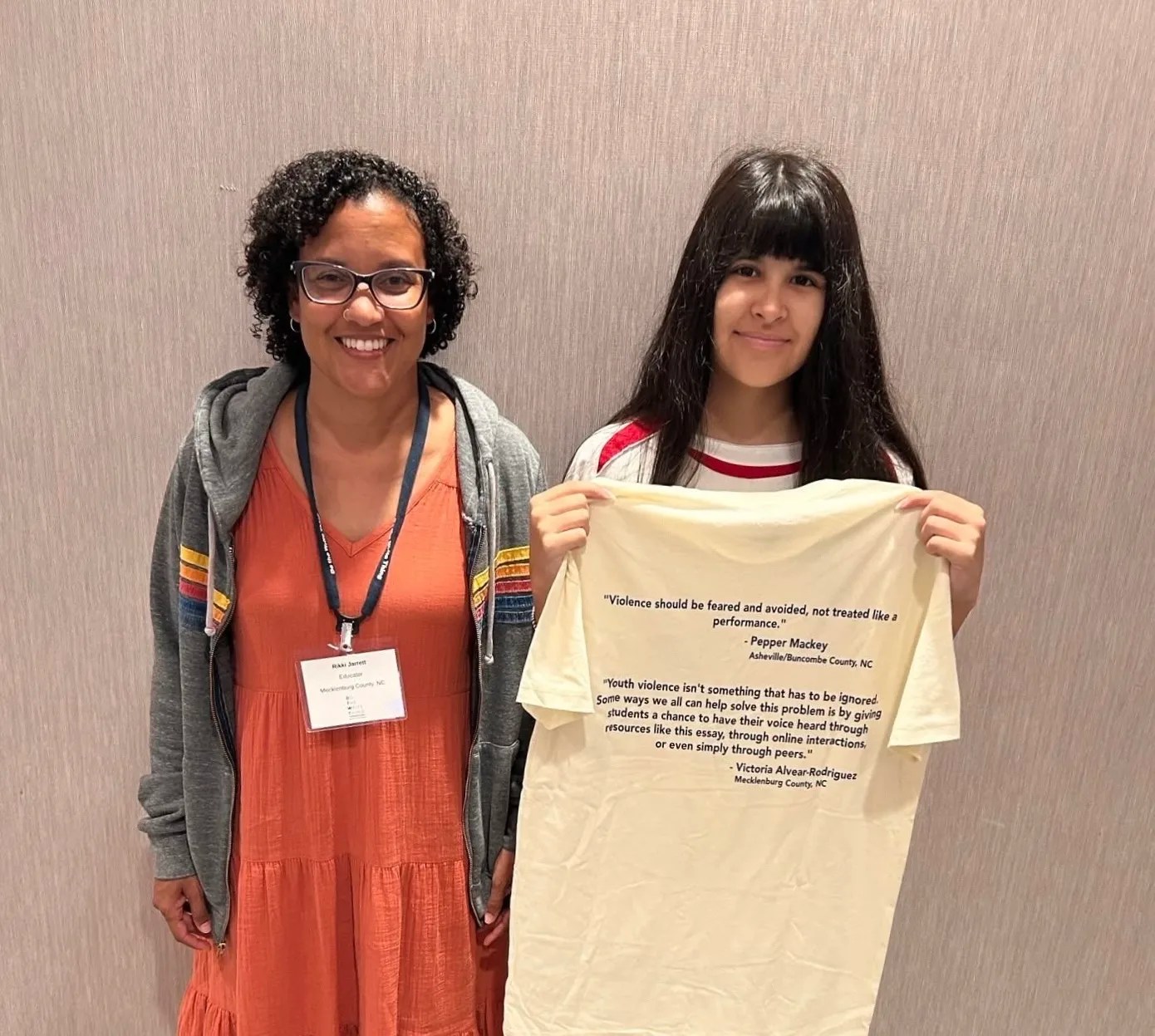 Estudiante latina representa al estado con su historia como inmigrante