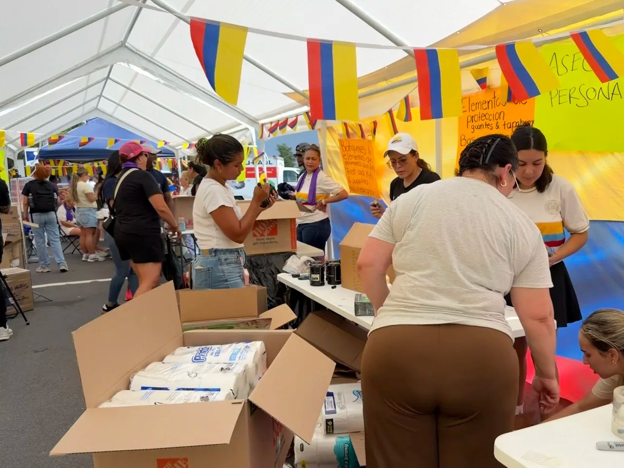 Charlotte mantiene la ayuda a víctimas del terremoto en Colombia