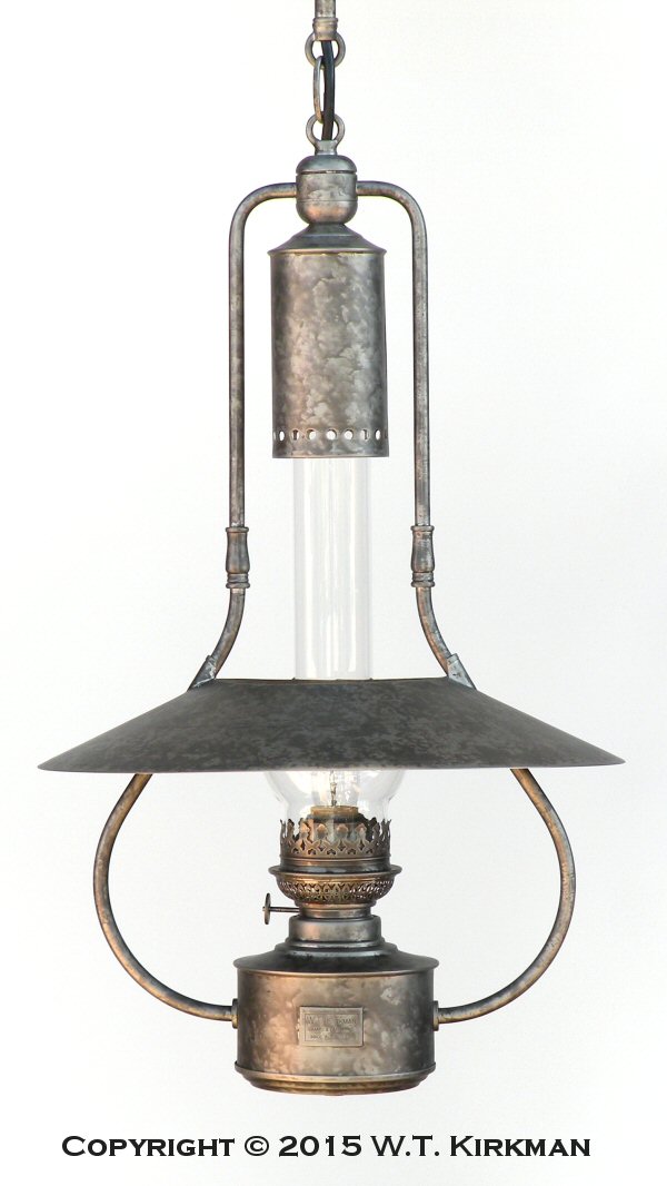 W.T. Kirkman #20 Matador Hanging Lamp for Damp Location — The