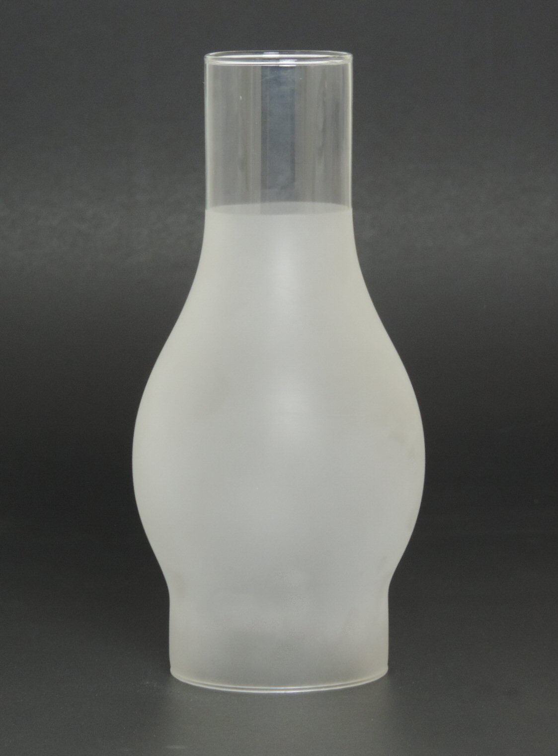 3 3/8" x 9 1/4" Frosted Bulge Chimney-DWO