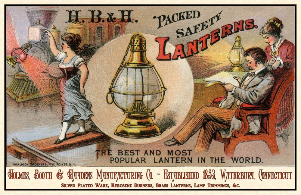 Holmes, Booth, & Haydens Mfg. Company Poster — The Source for Oil