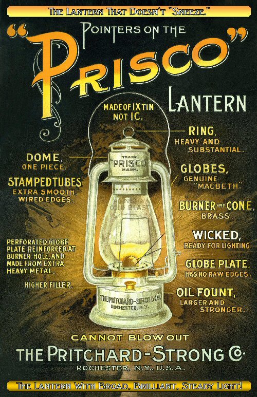 Prisco Lantern Poster — The Source for Oil Lamps and Hurricane