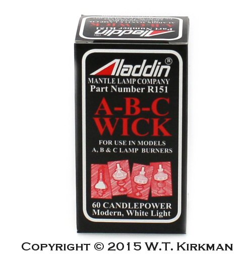 Aladdin #R151 Wick for Models A, B, C, & 14 (R151) — The Source