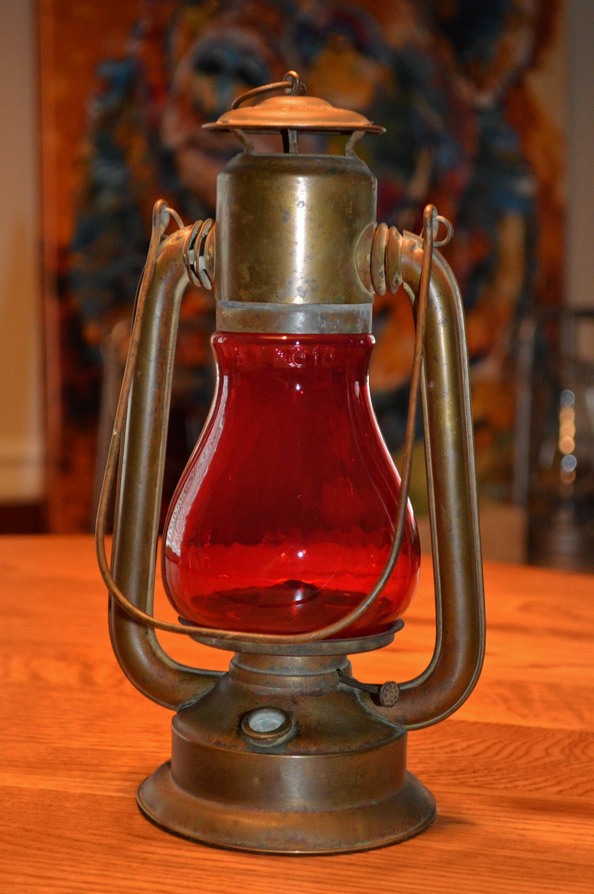 W.T.Kirkman Brass Tubular #10 Globe — The Source for Oil Lamps and