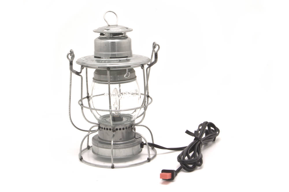 新品 WT Kirkman No.100 Railroad Lantern WTK #100-E Watchman Lantern Electric Adapter — The Source for Oil