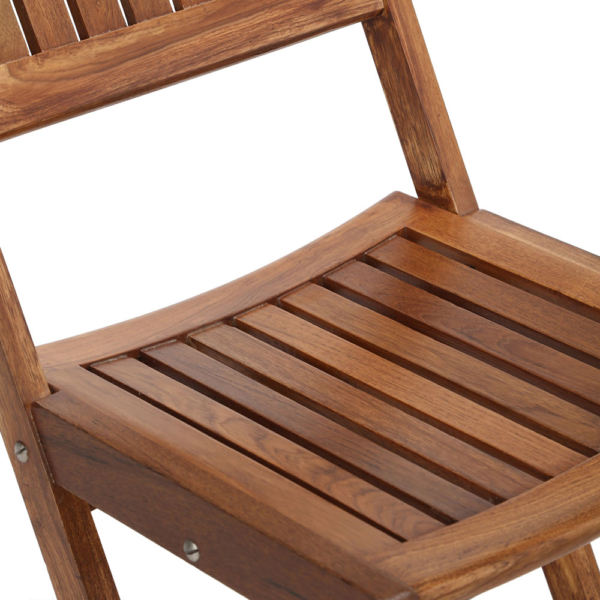 Fresno Teak Outdoor Folding Chair Lap Dado