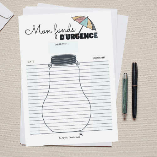 Mon fonds d'urgence
