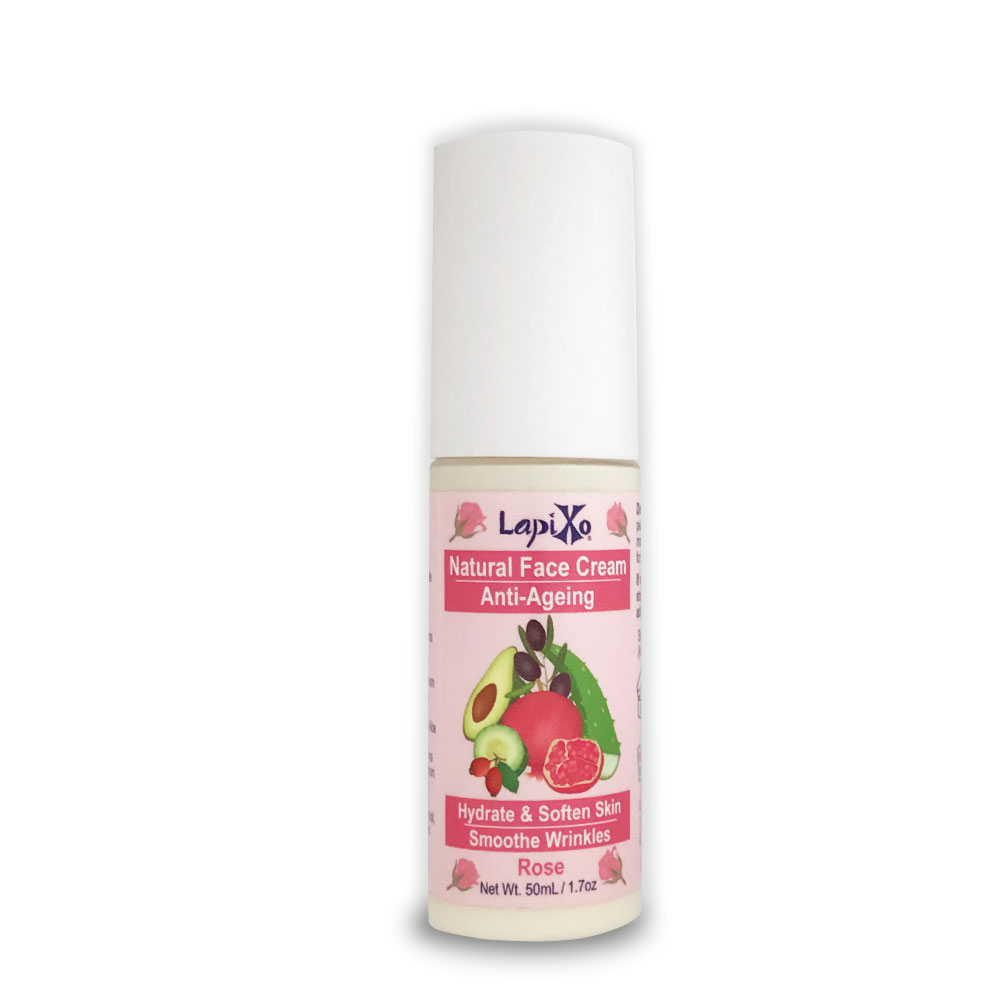 LAPIXO Natural Face Cream 50mL (Rose)