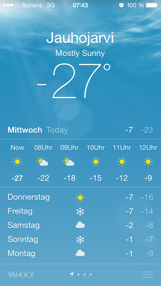 it was cold again! So nice.