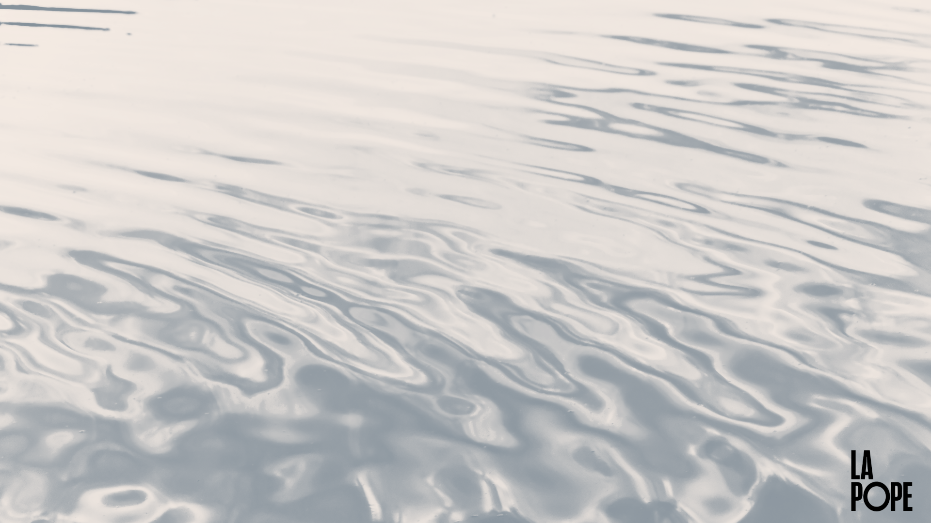 Reflections on the surface of the water