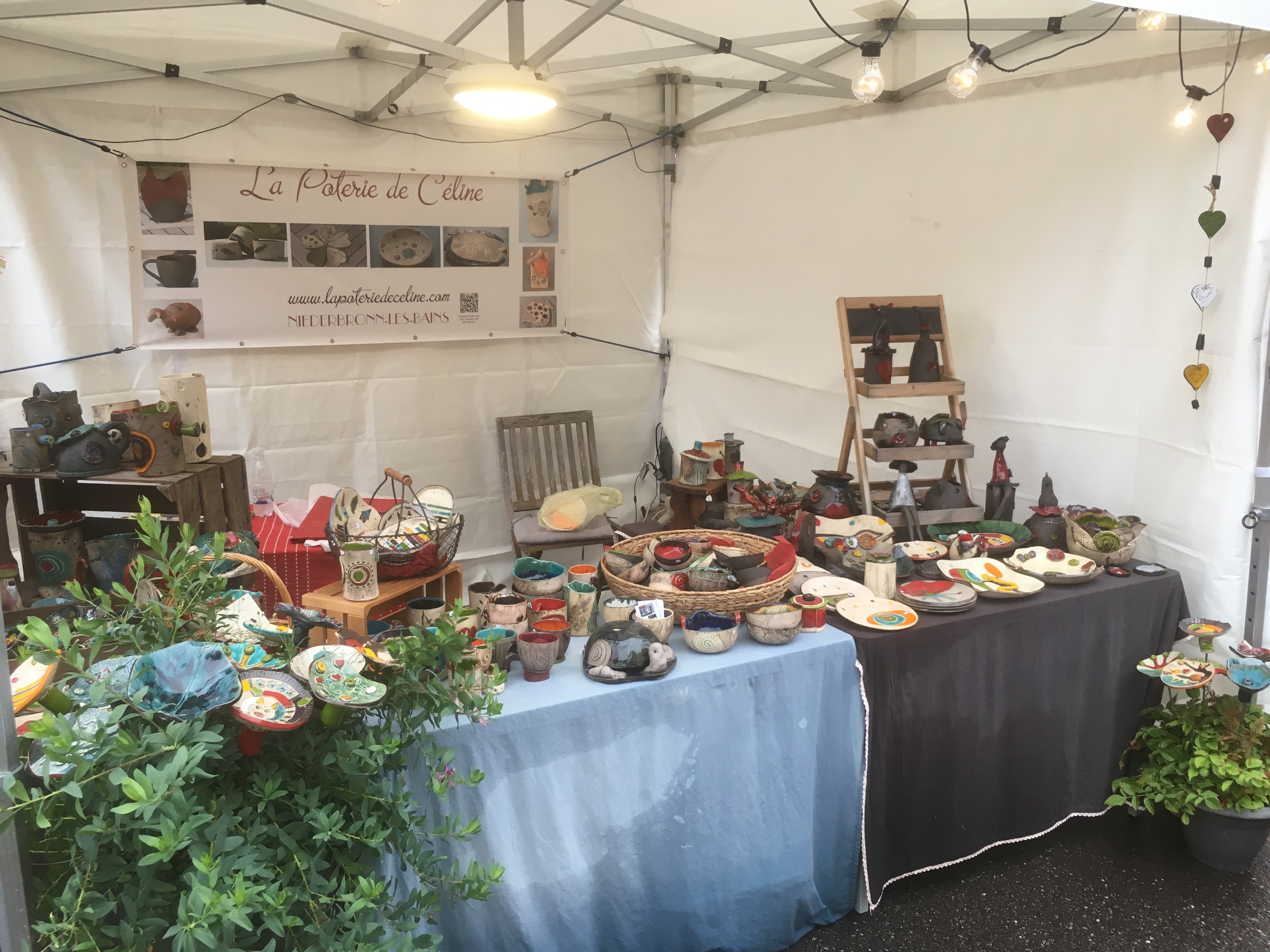 Mon stand - Nuit artisanale Niederbronn-Les-Bains 2019
