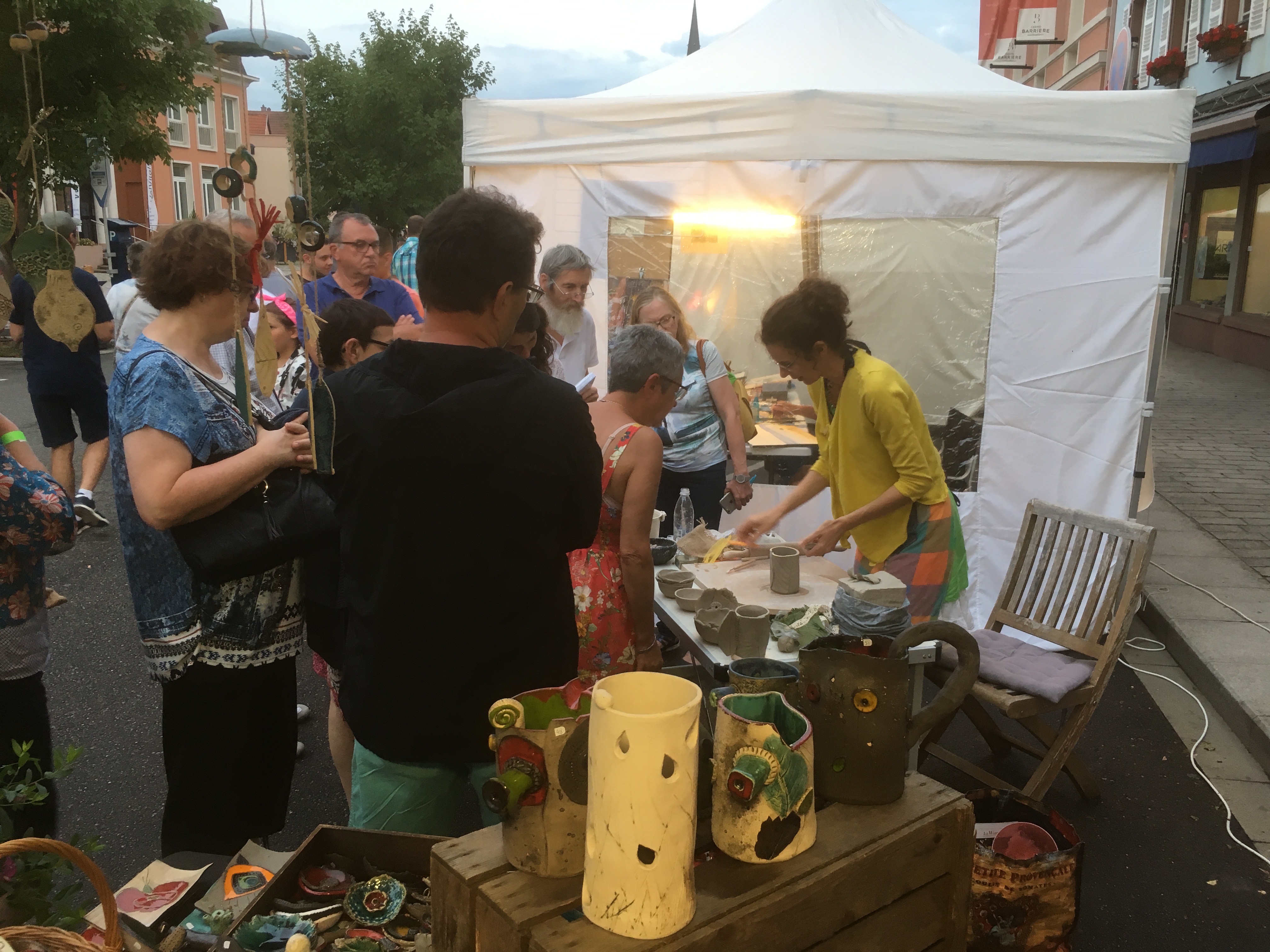 Démonstration - nuit artisanale Niederbronn-Les-Bains 2019