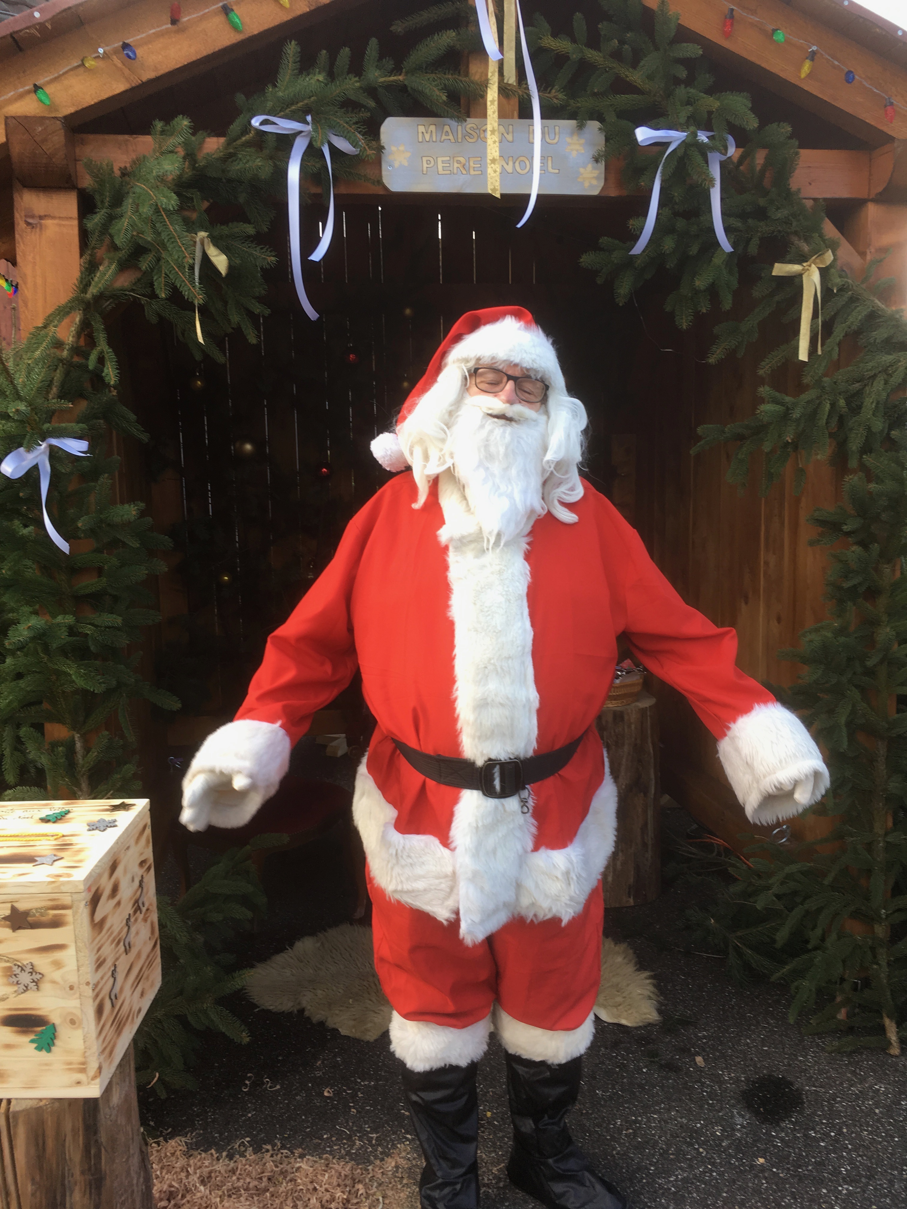 Père Noël au marché de Noël de Philippsbourg 2019
