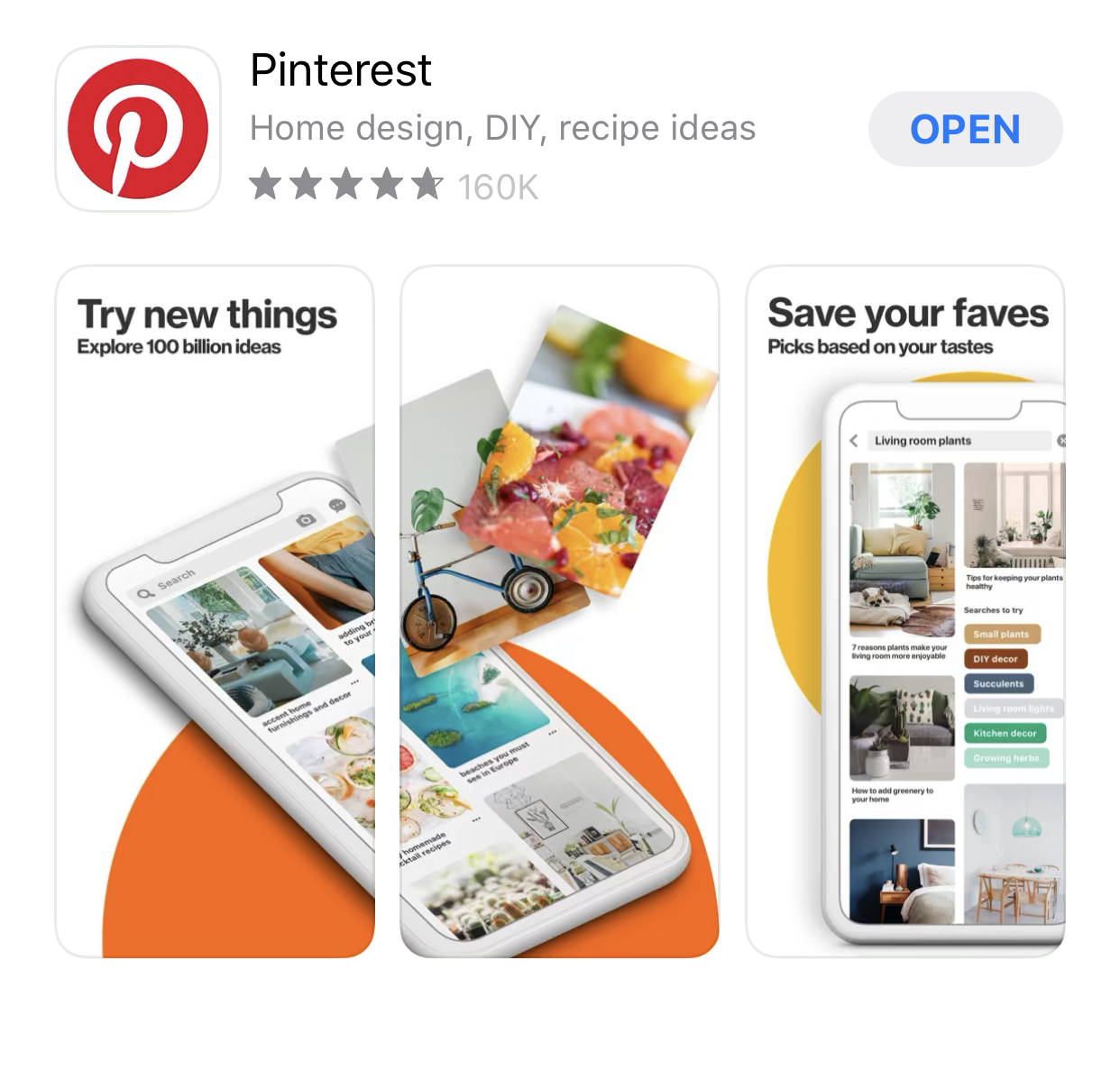 Pinterest app