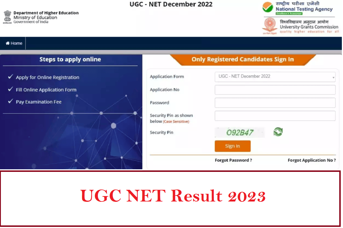 UGC NET Result 2023 Date, Download Link, Cut Off, Important Details - Vimarsana News