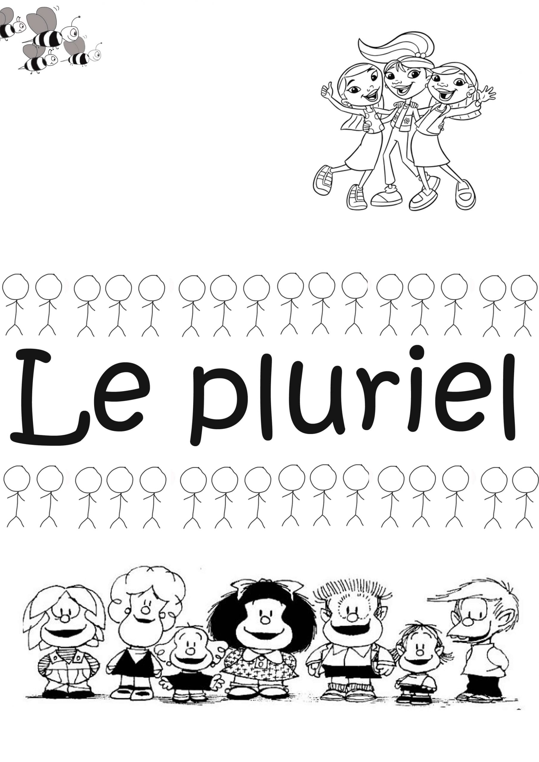 Les phrases au pluriel conjugaison