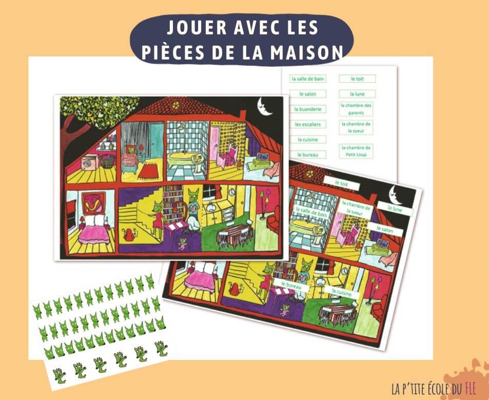 FLE Pièces de la maison