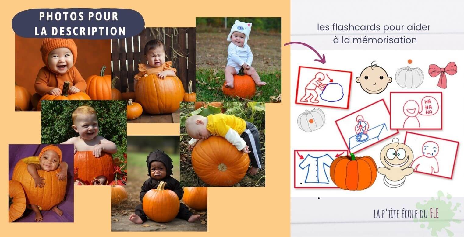 Localisation FLE aux enfants Citrouilles