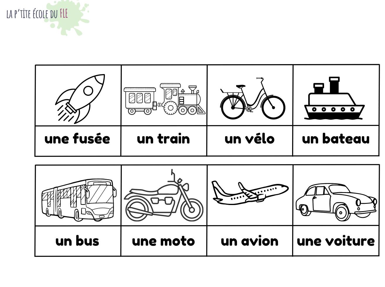 FLE TRansport Débutant