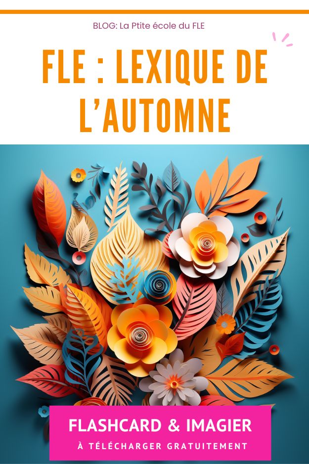 Vocabulaire automne débutant