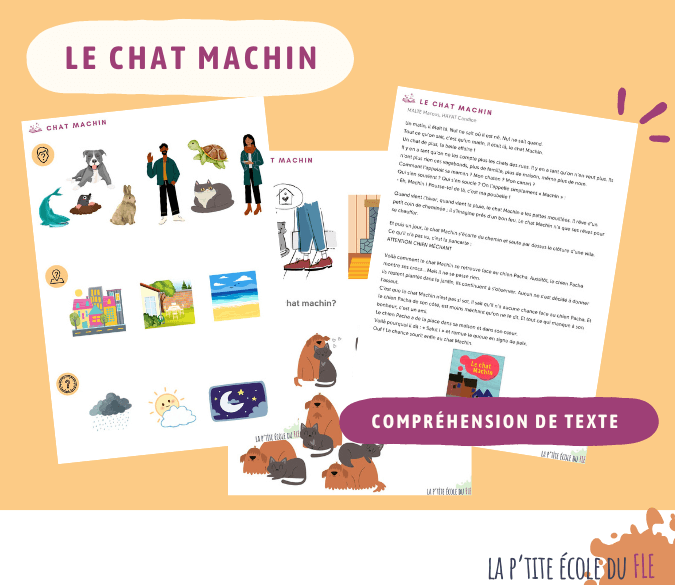 Compréhension de texte CP FLE
