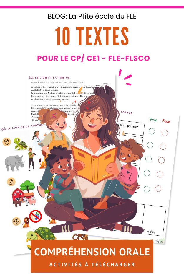 Entrainement à la compréhension d'histoires FLE enfants