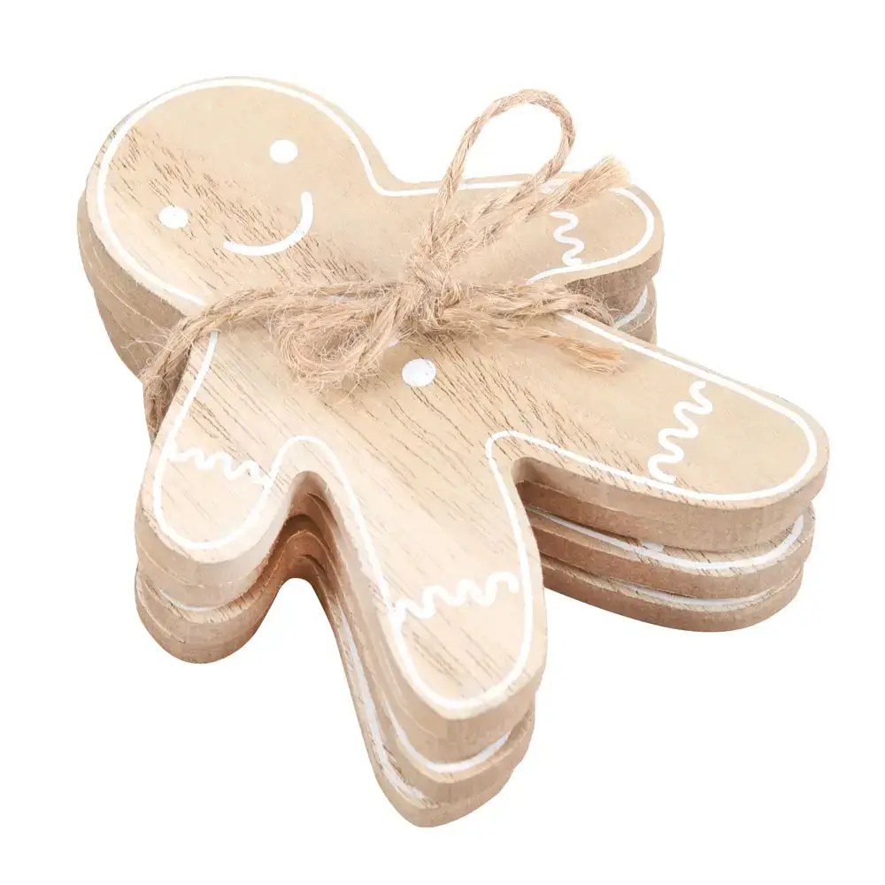 gingerbread man coaster set