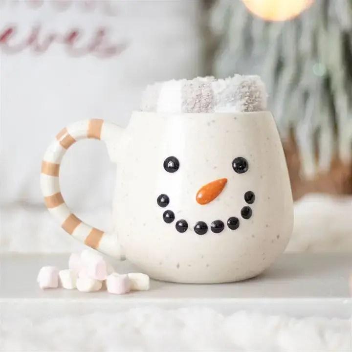 snowman mug & socks