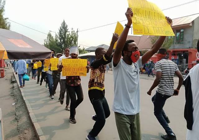Goma: Les mouvements citoyens et collèges des étudiants seront dans la rue ce lundi 25 octobre.