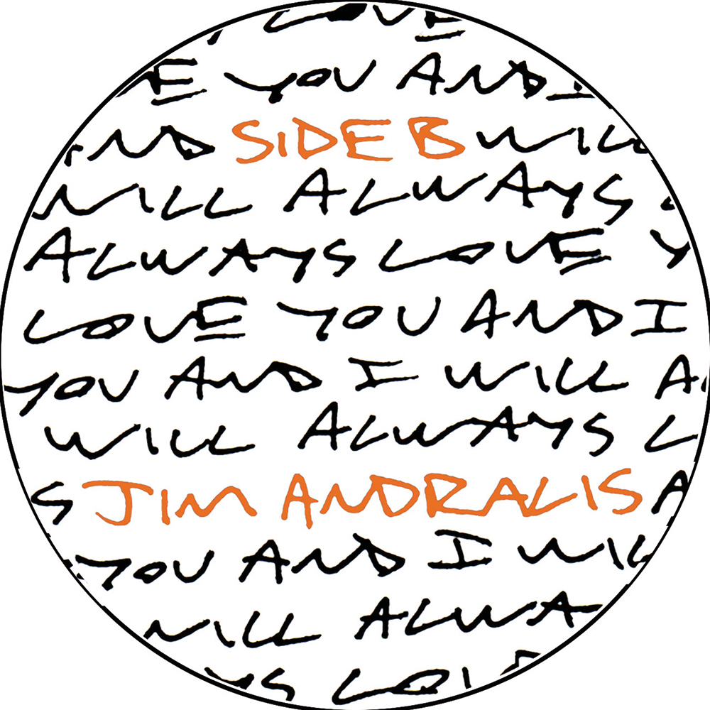 Vinyl Center Label - B