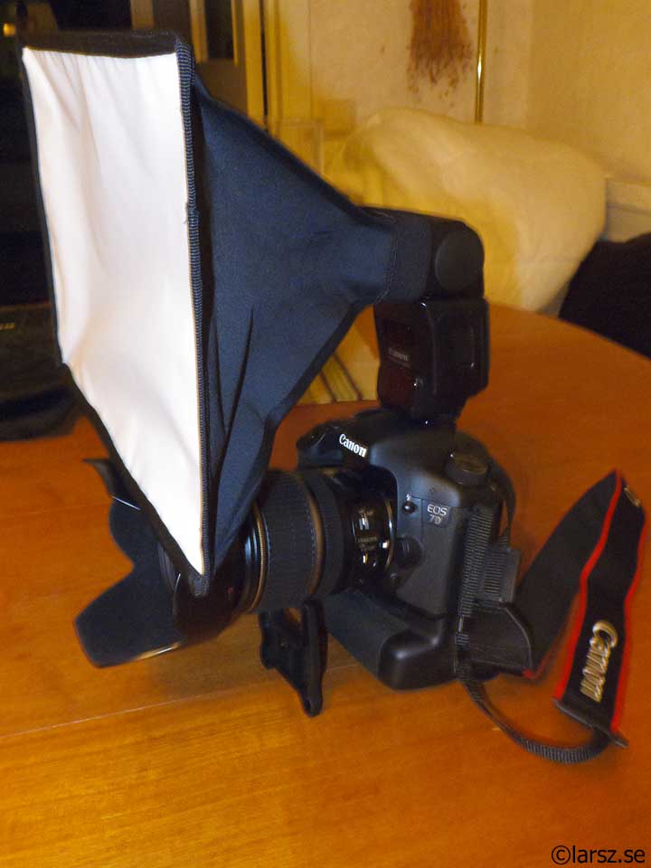 Softbox "on-camera"