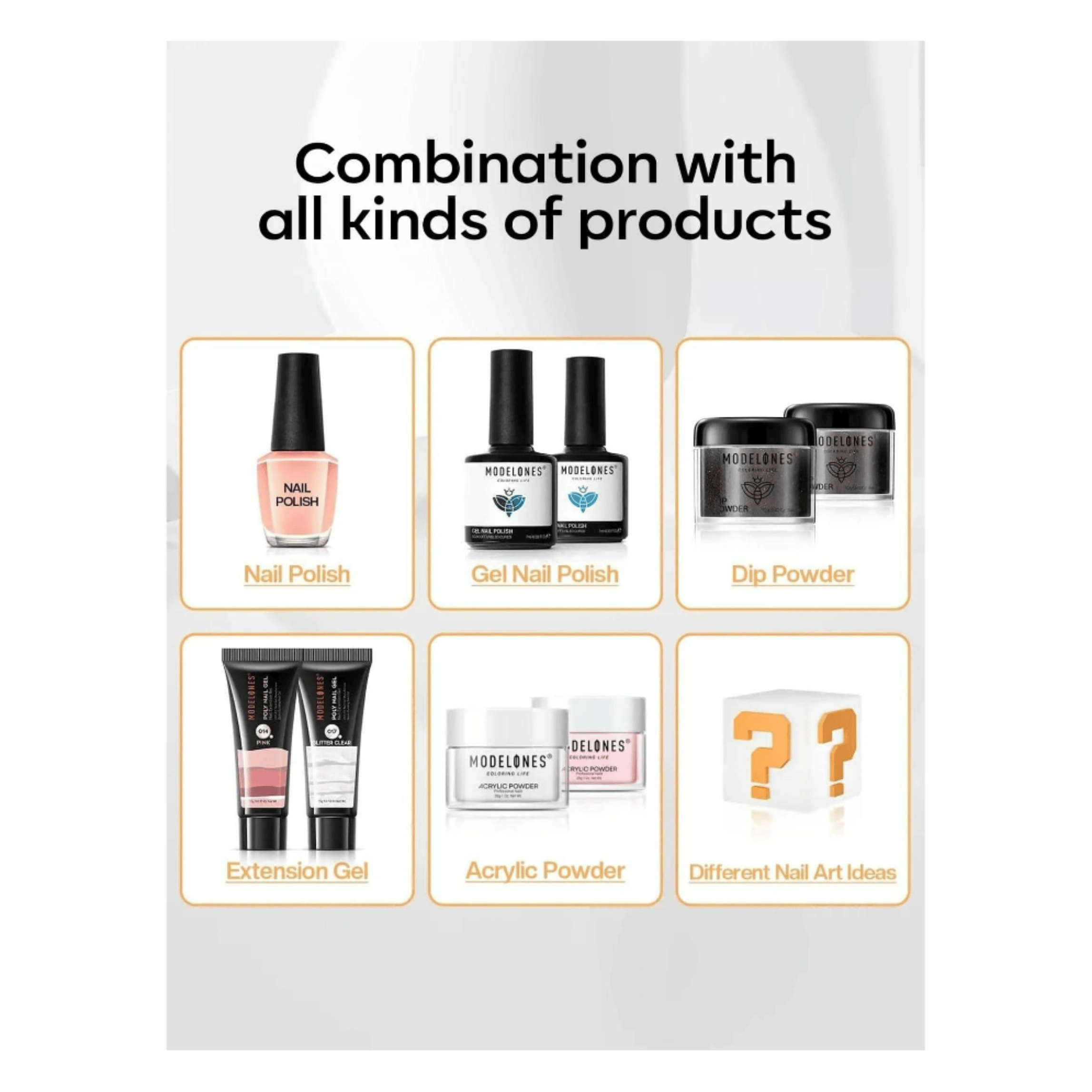 Base - Top Coat - Primer Nail / Modelones
