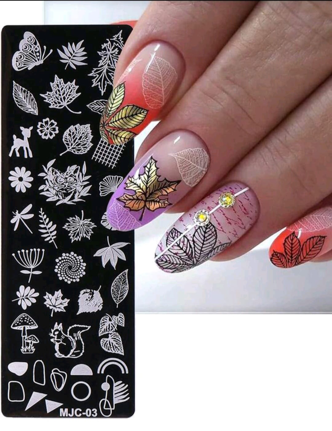 Lámina para stamping de uñas