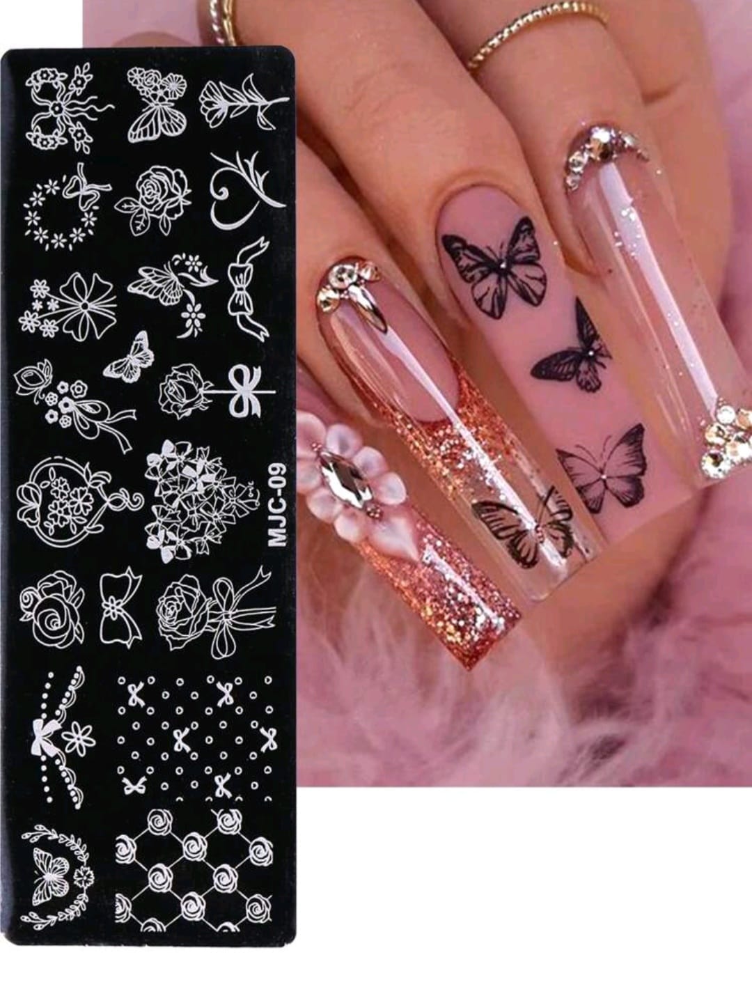 Lámina para stamping de uñas