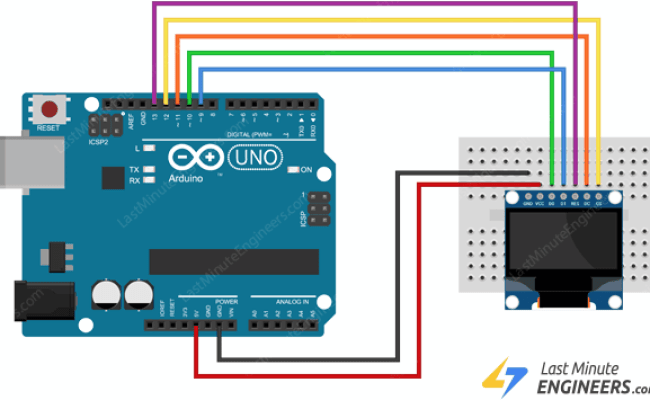 I2C OLED Display With Arduino Tutorial Circuit Geeks, 44% OFF