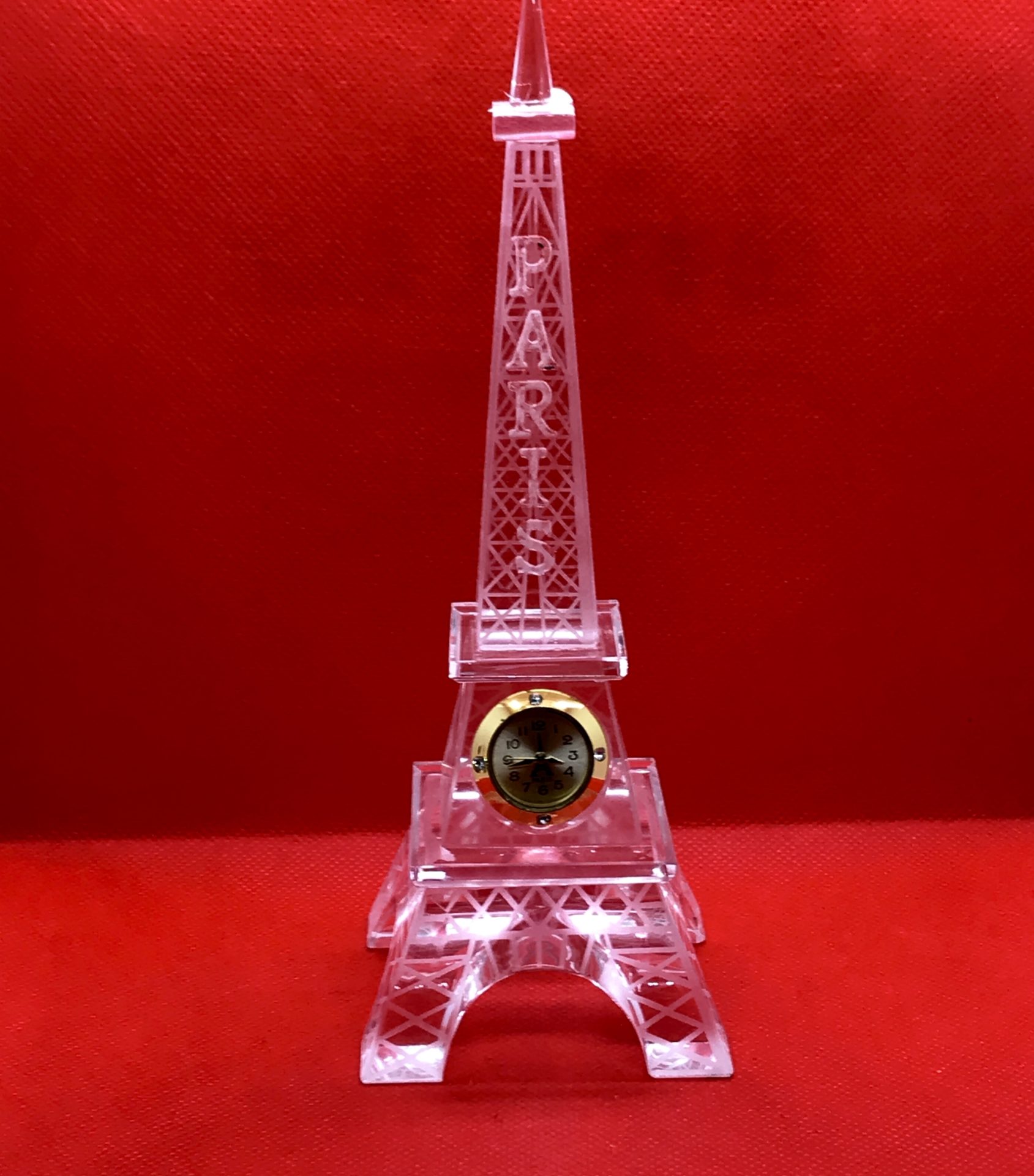 Tour Eiffel verre pendule