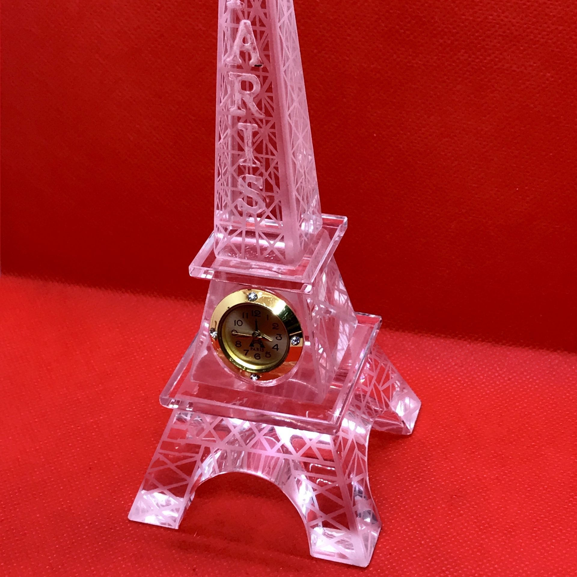 Tour Eiffel verre pendule