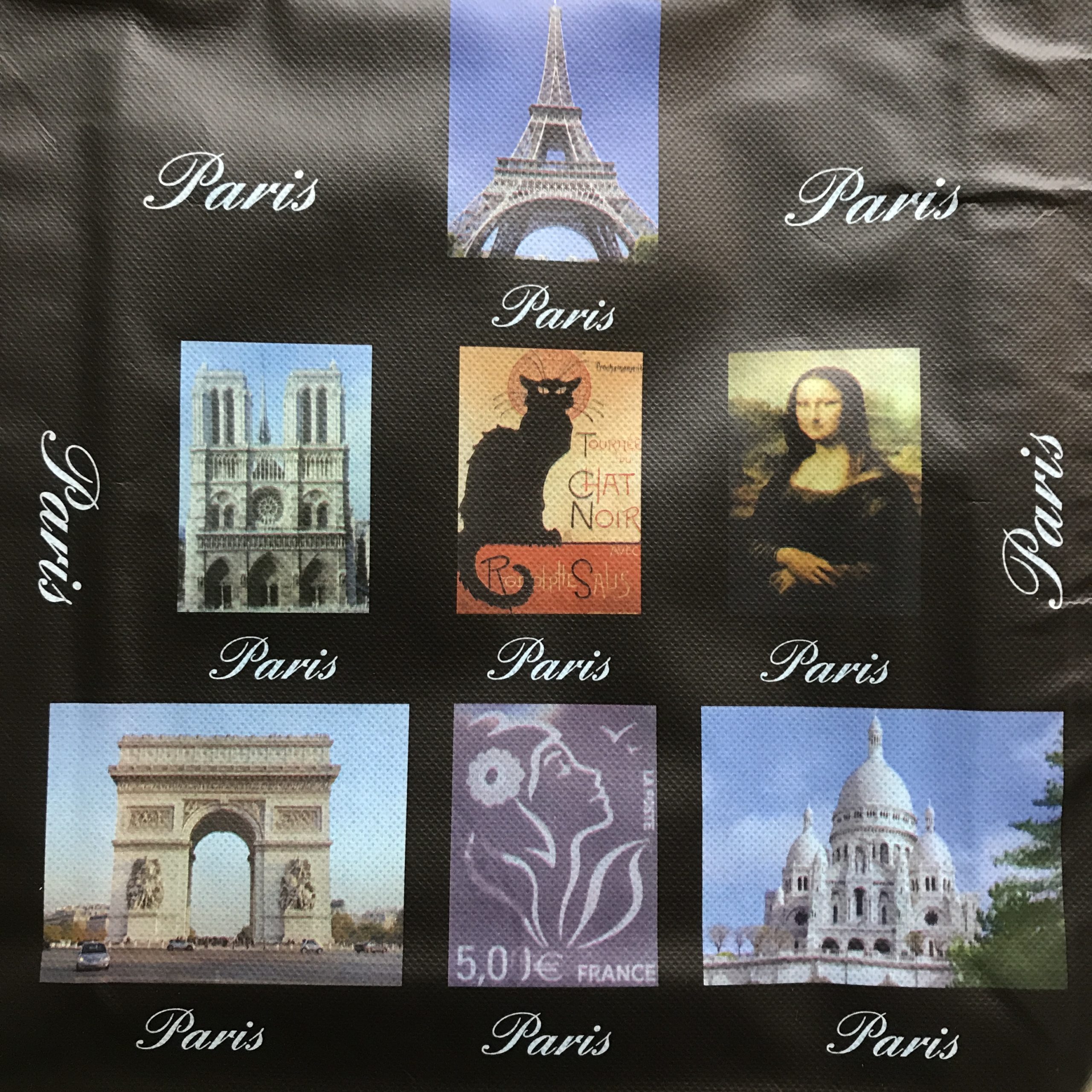 sac plastique monuments de Paris