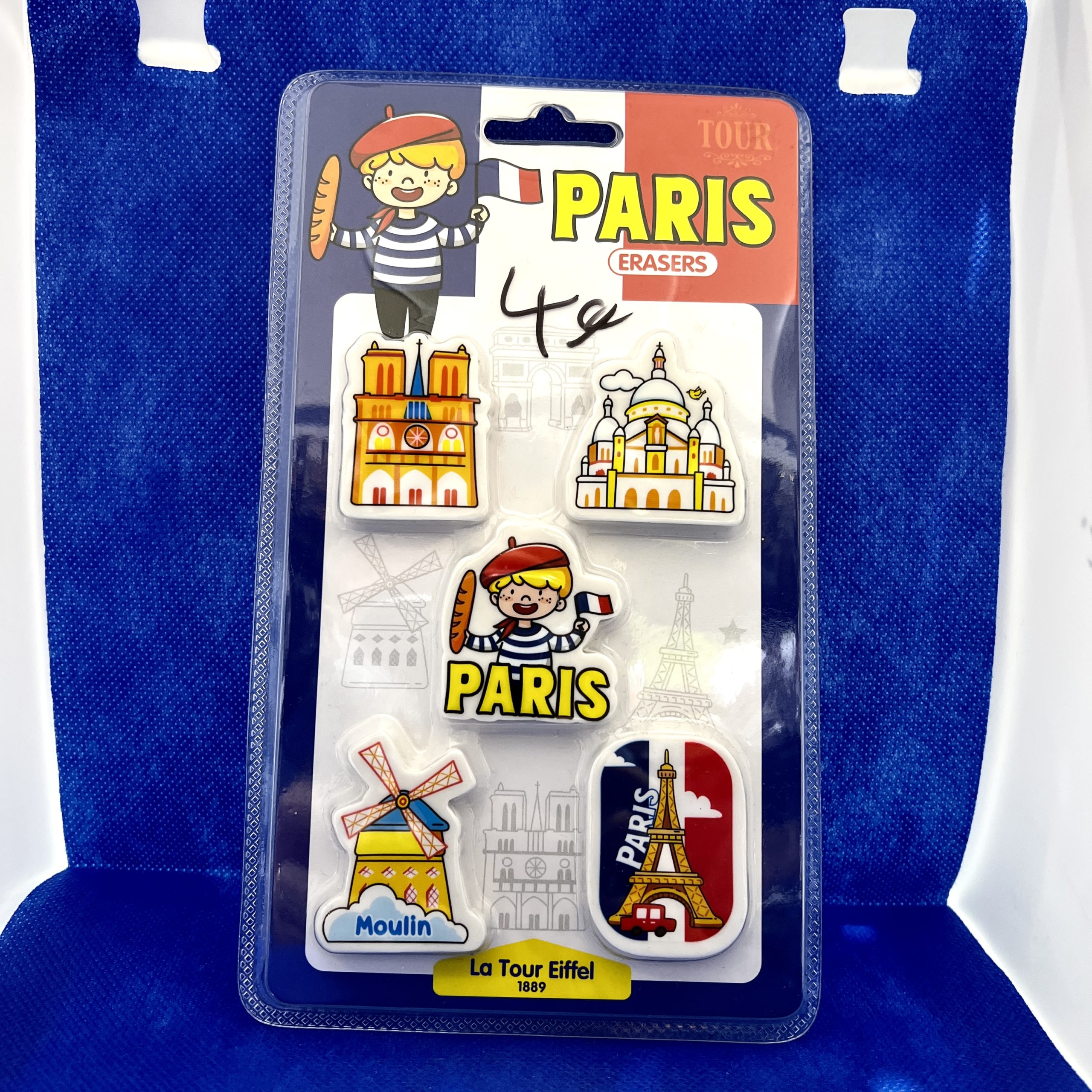 Gommes Paris garçon