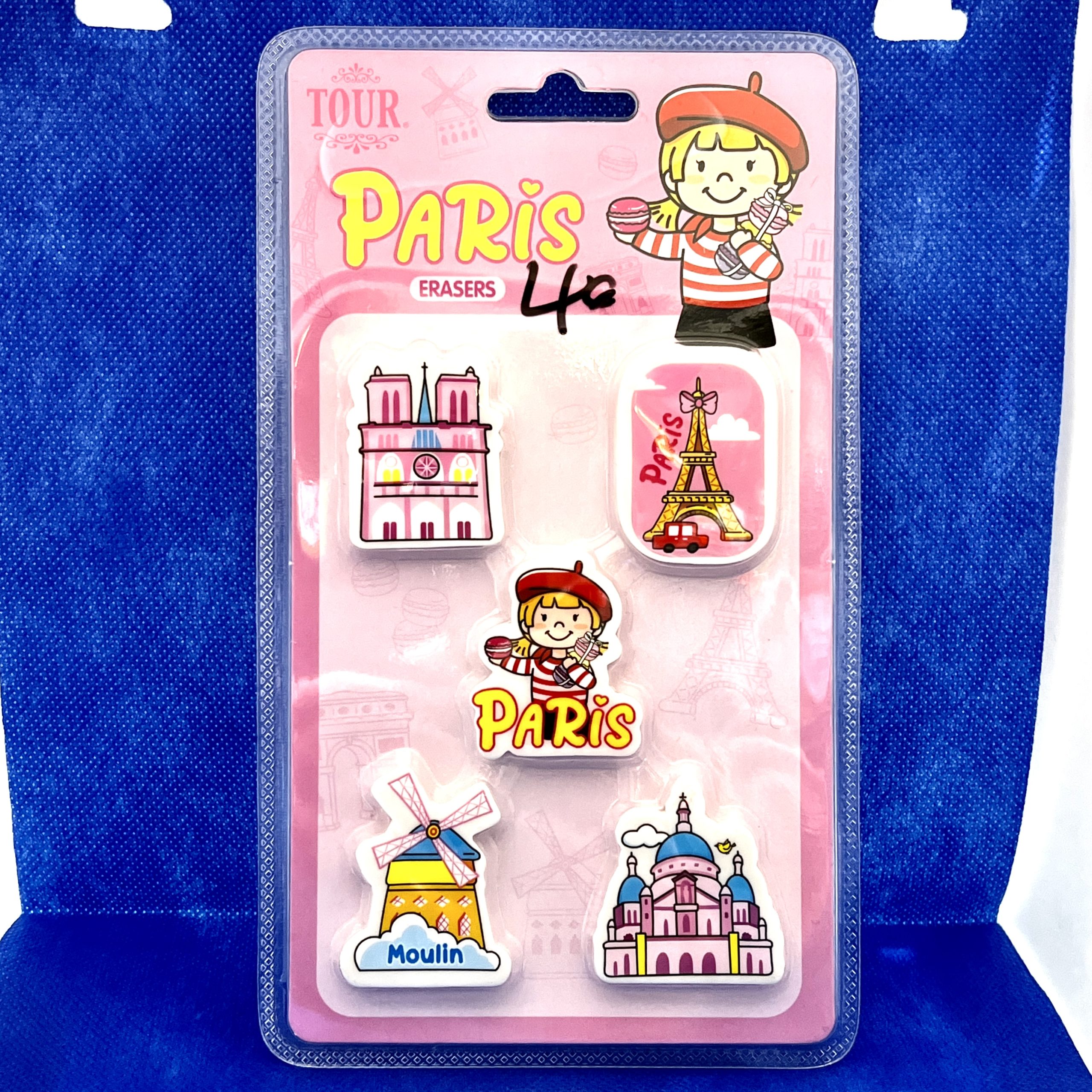 Gommes Paris fille