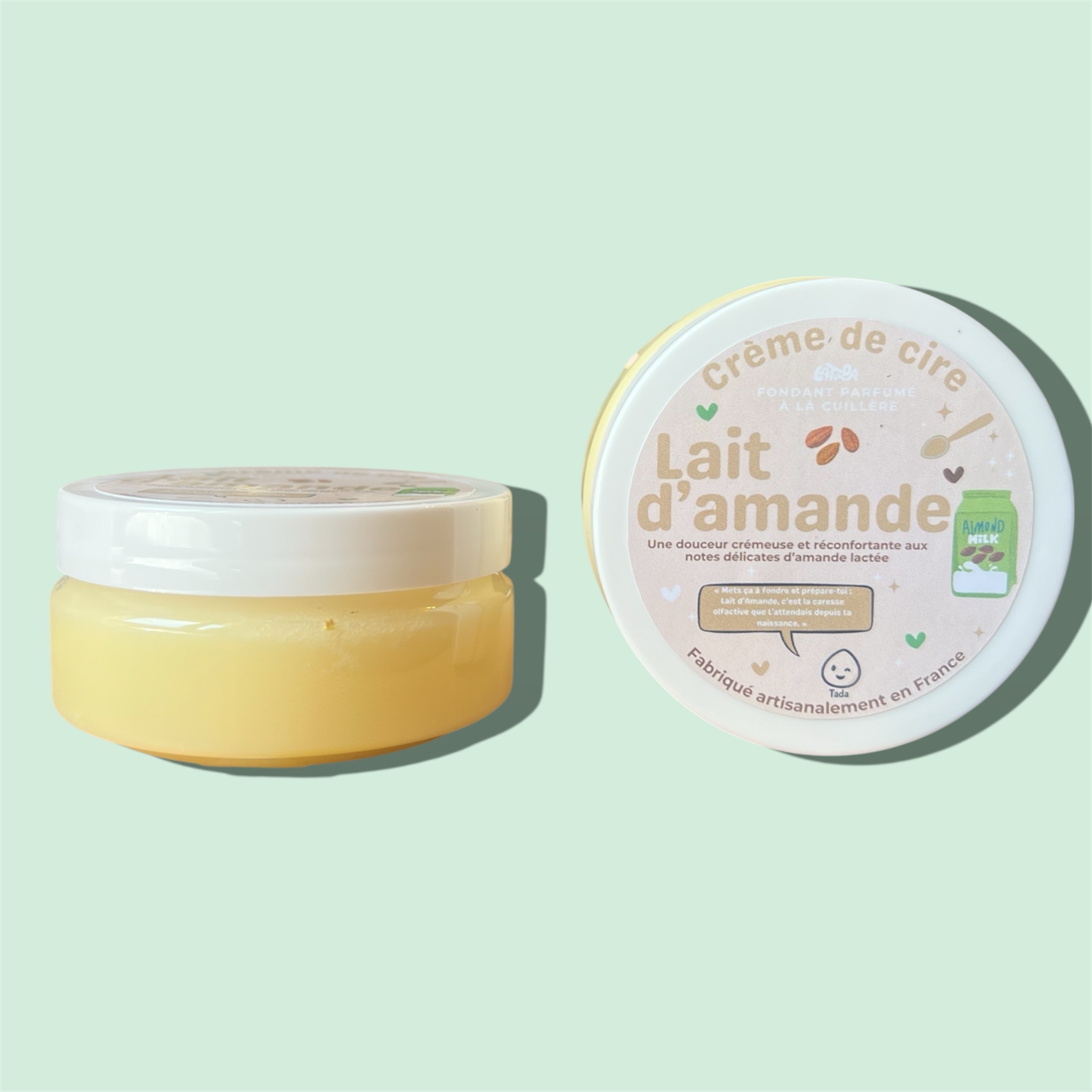 Fondant crémeux lait d'amande